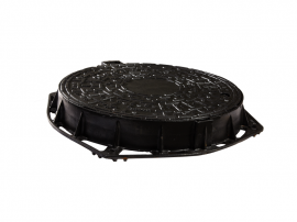 MANHOLE COVER D.400 710*85 WITH LOCK